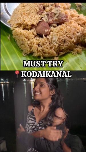Dharshini Sambathkumar Instagram - You should try this mutton biriyani at Kodaikanal,
I was actually reluctant to go, but I would rate this place a 10/10 as the taste was out of the world. 
Must try : 
Mutton biroyan 
chicken 65 
Mutton Kudal fry 
. 
📍hotel new imran briyani, Rifle Range Road, Naidupuram, Kodaikanal, Tamil Nadu 〽️ 
.
#kodaikanalmustvisit #kodaikanal #travel #foodfinds #kodaikanalrestaurants