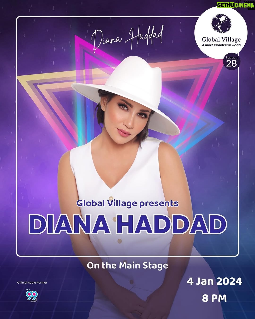 Diana Haddad - 61.9K Likes - رح نبتدي السنة الجديدة #2024 بحفل خارج عن المعتاد ..
بليلة 4 يناير في مكان يجمع العالم كله في مكان واحد #القرية_العالمية ..
متحمسة ألتقيكم 🤍
We will start the New Year #2024 with an out-of-the-ordinary concert
On the night of January 4, in a place that brings the whole world together in one place #Global_Village..
Excited to meet you 🤍
@globalvillageuae
#dianahaddad_look