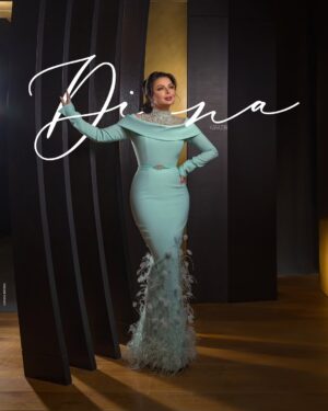 Diana Karazon Instagram - 🧜🏻‍♀️🤍
@thaher.baqer 
#dianakarazon #ديانا_كرزون