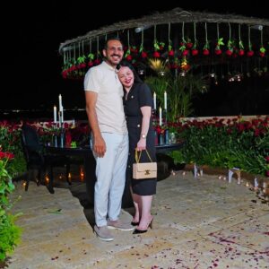 Diana Karazon Instagram - ‏اللحظات الجميلة..
‏ليست في أين تكون.. بل مع من تكون."🌹

Arrangements♥️
@salmaevents.jo 
@salmaflowers.jo 
#معاذ_العمري #ديانا_كرزون