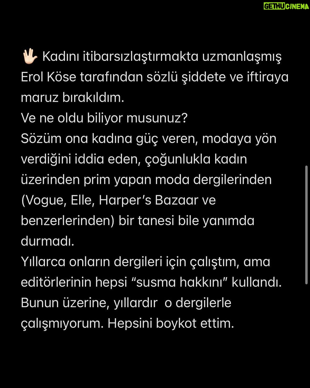 Didem Soydan - 64.1K Likes - Onurlu bir yaÅam iƧin BOYKOT .