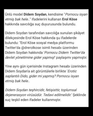Didem Soydan Instagram - Onurlu bir yaşam için BOYKOT .