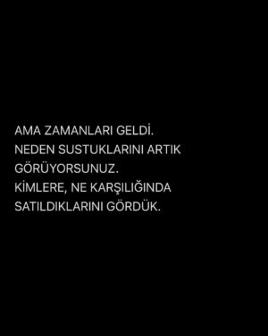 Didem Soydan Instagram - Onurlu bir yaşam için BOYKOT .