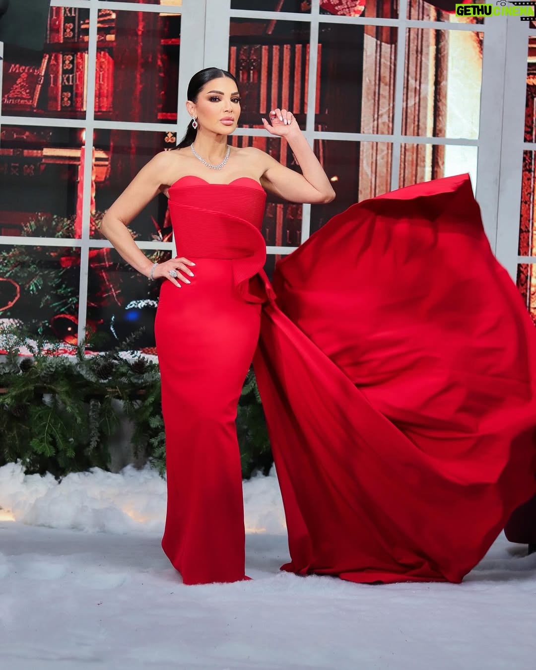 Dina Hayek - 1.5K Likes - Wishing you a season that’s merry and bright with the light of God’s love.
ميلاد مجيد...
Dress: @nourfathallah @designer_24leb
Stylist: @georgeschamoun.stylist
Makeup: @makeupbylara @larabougerges
Jewelry: @nsoulijewelry @daniansouli
Photo: @raed_elsayedphotography