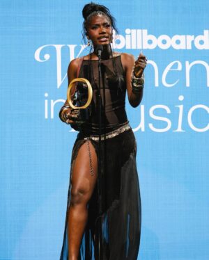 Doechii Instagram - Woman of the year 🪷 @billboard 

Shoutout to all of the women on my team that keep this whole thing running, I love yall ! 

Jayda Love, DJ Miss Milan, Jessica Eason, Danielle Nicholson, Caroline Yim, Chase Chandra, Caroline Fromm,  Juliette Hill, Dee Carrion, Orla Gorman, Erin Cooney, Ambrosia Healy, Lillia Parsa, Jen Ashworth, Jennie Swiatowy, Savannah Benton, Zoe Gillespie and Jodie Gerson. All BRILLIANT, hard working and just as deserving of this win as me.
