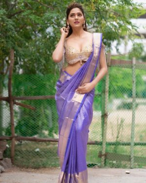 Dollysha Instagram - Outfit : @kalamandirroyale
Styled by: @dr.durga_worldrecordholder 
MUA: @kalyanmamidipalli