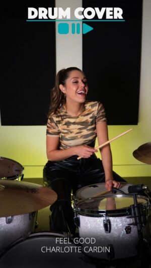 Domino Santantonio Instagram - Domino covers Charlotte Cardin’s hit song Feel Good! How does this cover make you feel? Let us know in the comments 💬 

#feelgood #charlottecardin #feelgoodcover #drumcover #drumbash #thomannsdrumbash #thomann