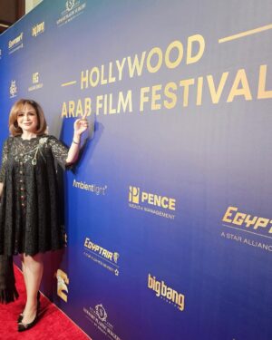 Elham Shahein Instagram - شكرا مهرجان هوليوود للسينما العربيه بلوس أنجلوس .. سعدت بوجودى معكم جدا كرئيسه للجنة التحكيم .. و إستمتعت بمشاهدة أفلام رائعه .. كلها تستحق جوائز .. شكرا مايكل باخوم رئيس المهرجان و كل فريق العمل معك على مجهوداتكم الكبيرة لإنجاح المهرجان و حبكم لفن السينما .. شكرا للجاليات المصريه  و العربيه  الذين سعدنا بلقائهم من خلال مشاهدة الأفلام و المشاركه بالندوات .. ربنا يجمعنا دايما على حب الفن .