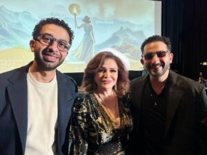Elham Shahein Instagram - ألف مبروووووووووك تكريم النجم المصرى الرائع أحمد حلمى فى مهرجان هوليوود للسينما العربيه  بلوس أنجلوس .. شرفت إسم مصر و إسم السينما المصريه .. شكرا لإسعاد جمهورك بفنك الإنسانى الجميل .. و وجودك كضيف شرف فى فيلم إفتتاح المهرجان .. ضى .. كان له تأثير عظيم على مشاعر الجمهور لجمال مشاعرك الإنسانيه .. برافو 👏 👏 👏 👏  فرحانه لك من كل قلبى .. تكريم مستحق ... فخورة جدا بك .. ربنا يوفقك دايما 🙏🤍