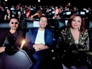 Elham Shahein Instagram - ألف مبروووووووووك تكريم النجم المصرى الرائع أحمد حلمى فى مهرجان هوليوود للسينما العربيه  بلوس أنجلوس .. شرفت إسم مصر و إسم السينما المصريه .. شكرا لإسعاد جمهورك بفنك الإنسانى الجميل .. و وجودك كضيف شرف فى فيلم إفتتاح المهرجان .. ضى .. كان له تأثير عظيم على مشاعر الجمهور لجمال مشاعرك الإنسانيه .. برافو 👏 👏 👏 👏  فرحانه لك من كل قلبى .. تكريم مستحق ... فخورة جدا بك .. ربنا يوفقك دايما 🙏🤍