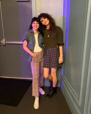 Elise Bauman Instagram - 4 years 🥹 We both had bangs when we met which is how I know this is true love