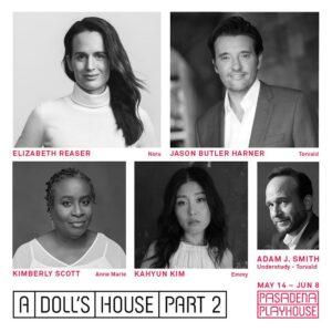 Elizabeth Reaser Instagram - A DOLL’S HOUSE PART 2
By Lucas Hnath 
Directed by Jennifer Chang 

So excited to work on this incredible play with such brilliant people!

@pasadenaplayhouse 
May 4-June 8