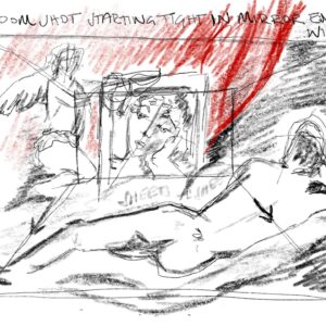 Ella Hunt Instagram - directed a music video and cracked my life open like a nut doing it ❤️‍🔥

beautiful stills photography by earth angel genius @emjbhe 
storyboards drawn by me creative direction by the one and only @bellamybrewster 

Producers: @camilagrimaldi_ & Nicole Lynn Cohen
EP & cherub: @arielle_friedman_ 
Production Company: @sernocturna 
DP: @michael.moreorless 
Gaffer: @peter.garajszki 
Production Designer: @jaclyn_goldstein 
Art Director: @blair.taller 
Leadperson: @abbey.harris84 
Movement Director: @greisen3 
Key Hair: @michaellagarfinkel_hair 
Key Makeup: @sashaborax 
Intimacy PA: @monicasanborn 
Driver: @mattwoodgrams 
Editor: @kypicture 
Colorist: @zakchalmers 
VFX: @hunter.kaufman 
Titles: @anastasiakaras