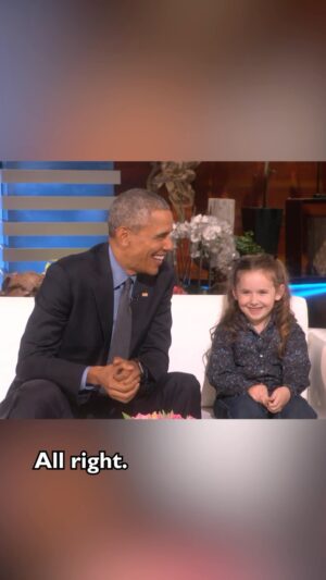 Ellen DeGeneres Instagram - #TBT to when Macey met @BarackObama