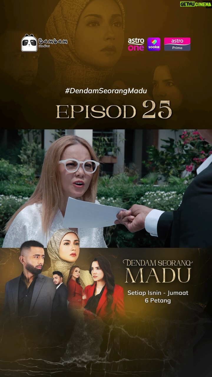 Emelda Rosemila - 1.4K Likes - Hanum kena halau dari rumah sendiri..
Jangan ketinggalan drama DENDAM SEORANG MADU, setiap Isnin-Jumaat, 6 Petang di Astro Prima. Juga boleh ditonton melalui Astro One & #sooka!
✍ Karya: @metrowealth
🎬 Terbitan: @metrowealth
📽 Arahan: @rizabaharudin
Dibintangi oleh Redza Rosli, Hannah Delisha, Sweet Qismina, Lorenzo Irmann, Emelda Rosemila, Shah Iskandar dan ramai lagi pelakon hebat 🔥
#DendamSeorangMadu #BamBamStudios #JomUsha #OnDemand #AstroOne #SemestinyaBoleh #AstroGo #AstroBaharu #SookaMalaysia #SookaGotDrama #MeriahLainMacam