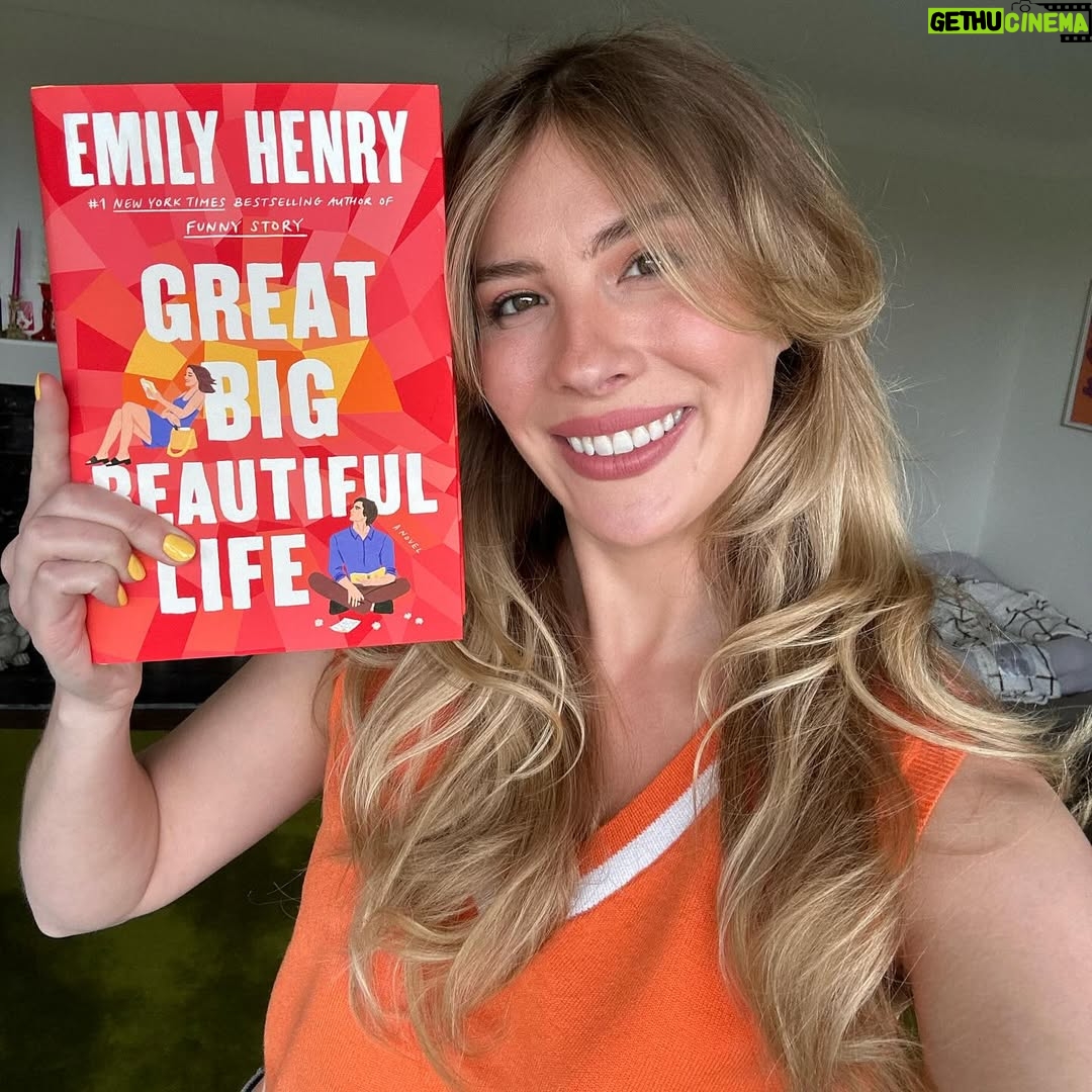 Emily Henry - 42.5K Likes - One! More! Week! There are still tickets available to some of my (virtual) events next week! Links in bio. 🌅