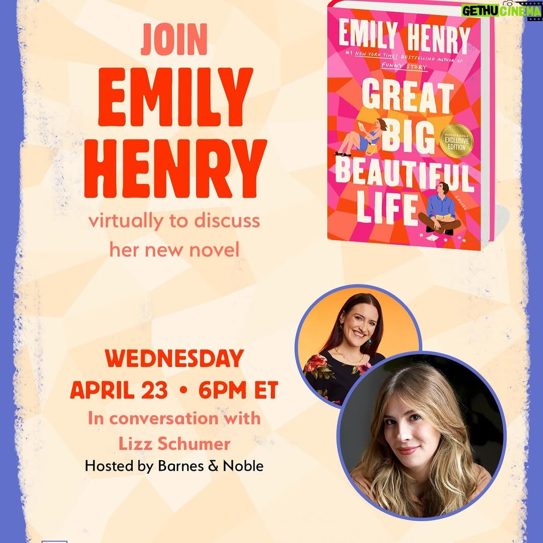Emily Henry - 42.5K Likes - One! More! Week! There are still tickets available to some of my (virtual) events next week! Links in bio. 🌅