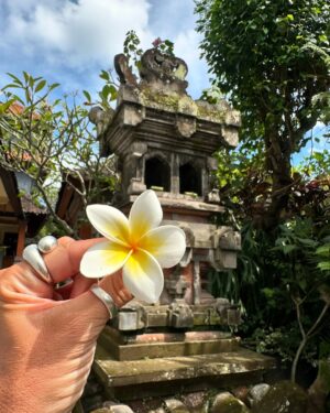 Emmanuelle Cureau Instagram - Drivée dans ma vie par une énergie yang, d’action , d’ambition , de contrôle même , une vie sans cesse remplie de nouveau projet , je suis arrivée à Bali avec l’ambition d’avancer et concrétiser ce que j’avais enclenché !

Mais Bali m’a pris …

Perte de motivation, d’envie, de tout élan de création et peut être même de sens .

J’ai finis par lâcher et petit à petit accepter ne plus faire , pour revenir une fois de plus à L’ÊTRE. 

Être soi dans une dimension plus authentique et vulnérable. 
Être soi pour s’ouvrir et l’offrir à l’autre 
Être soi au delà d’un ego du personnage
Être soi partout et dans tout !

Merci Bali de me rappeler l’essence de la vie ✨