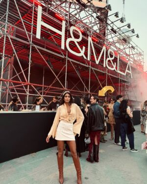 Enjy Kiwan Instagram - Thank you @hm for this wonderful time #latakeover