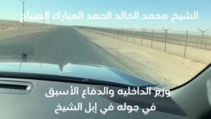 Fajer Alsaeed Instagram - سعادة الشيخ #محمد_الخالد_الحمد_المبارك_الصباح النائب الأول لرئيس مجلس الوزراء ووزير الداخليه والدفاع الأسبق يتجول اليوم في إبل الشيخ سالم العلي الصباح يتفقدهم ويراعيهم لإن الله يرحمه عميد الأسره الراحل الشيخ #سالم_العلي كان متعلق جداً في إبله .. #فجر_السعيد