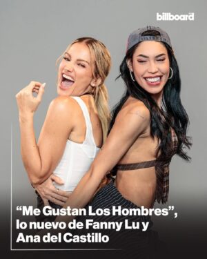Fanny Lu Instagram - El pop y el vallenato se unen por primera vez en las voces femeninas de @fannylu y @anadelcastilloj , quienes presentan su canción “Me Gustan Los Hombres”🪗🎙️✨

Este lanzamiento se convierte en el segundo sencillo que hará parte del álbum que Fanny Lu presentará en el mes de mayo💿🎶

Lee todos los detalles de esta nueva canción en el enlace de nuestra bio⬆️