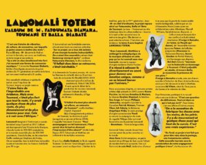 Fatoumata Diawara Instagram - LAMOMALI - le nouvel album « TOTEM » sort à minuit 🌟

@m_chedid x @fatoumata_diawara__ x @balla_diabate_d_music x @toumanidiabatemusic 

1. Ama Kora
2. Je Suis Mali
3. Totem (feat. @yamebantu)
4. Bel Ami
5. Il Neige à Bamako 
6. Je t’aime (feat. @oxmopuccino @amadouetmariam) 
7. Ad Vitam (feat. @philippejaroussky @boombass)
8. Moussow 
9. Nidibou (feat. @tikenjahfakolyofficiel) 
10. Le Peuple qui Danse (feat. @seujorge @ibrahimmaaloufofficial @angeliquekidjo)
11. Tour d’Ivoire (feat. @oxmopuccino )
12. Secret Garden (feat. @patrickwatsonofficial)