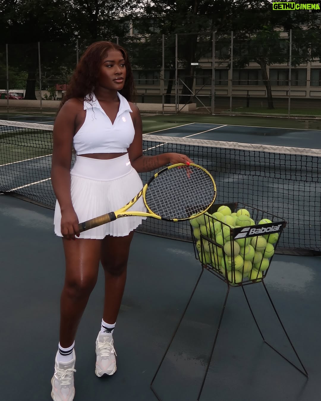 Fella Makafui - 44.4K Likes - Found me a new hobby 😊 🎾
Who else loves tennis?
Outfit: @symmetrygears