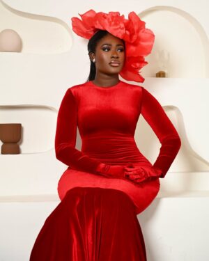Fella Makafui Instagram - Merry Christmas to all my amazing fans and friends! Wishing you love, joy, and blessings today and always. Thank you for being part of my journey! 🎄🎄🎄💐❤️❤️ 

Outfit: @duks_atelier 
Mua: @ohemaas_makeover 
Hair: @cutecutpalour 
Photo: @chocolate_shot_it 
Accessories: @cg_blings