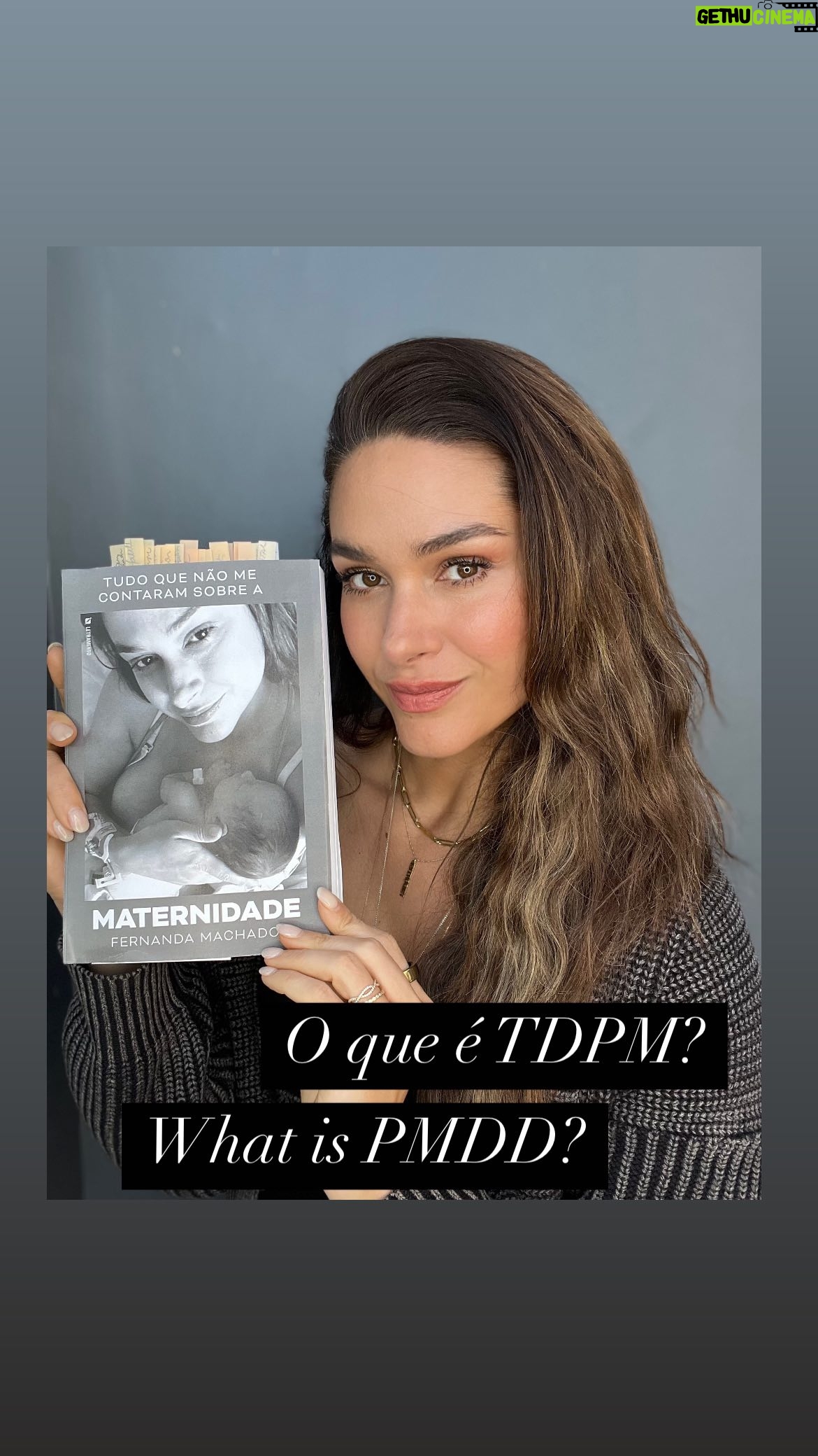 Fernanda Machado - 4.7K Likes - O que é TDPM?!
Já faz tempo que estou querendo falar sobre TDPM por aqui.
E os primeiros trechos que vou ler do meu livro para vocês é sobre esse transtorno tão sério, que se fala tão pouco sobre e que destrói a vida de milhares de mulheres.
TDPM é coisa séria! Desde que descobri que eu sofro desse transtorno, resolvi estudar a fundo e trazer luz e atenção para esse distúrbio tão complexo e devastador.
No meu livro, eu cito esses estudos que estão no vídeo e muitos outros sobre TDPM.
Estou deixando aqui o Instagram @Iampdglobal para quem quiser mais informação imediata sobre o assunto.
What is PMDD?!
I’ve been wanting to talk about PMDD here for a while now.
The first passages I will read to you from my book are about this severe disorder, which is rarely discussed and destroys the lives of millions of women.
PMDD is a serious matter! Since I found out I suffer from this dysfunction, I decided to study it in depth and bring light and attention to this complex and devastating disorder.
In my book, I cite these studies that are in the video and many others about PMDD.
I’m leaving here the Instagram @Iampdglobal for anyone who wants more immediate information.
#TDPM #PMDD #transtornodisforicopremenstrual
#premenstrualdisphoricdysfunction #womenshealth
#saudefeminina #PMDDwarrior
#guerreirasdoTDPM
#premenstrualdisorders
#hormoniosfemininos #saudementalfeminina
#quebrandotabu #womensmentalhealth #femalehormones
#tudoquenao
mecontaramsobreamaternidade
#tudoquenaomecontaram
