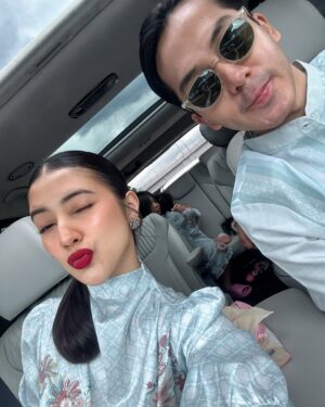 Fita Anggriani Instagram - Alhamdulillah inem bisa pake gincu uga di hari raya , met lebaran ya warga 🙏🏻