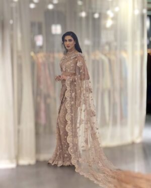 Fiza Ali Instagram - Elegance isn’t about being noticed, it’s about being remembered. Draped in tradition, sprinkled with a touch of grace. #FizaAli #SareeNotSari #GraceInEveryDrape #DesiVibes #ElegancePersonified #SareeGoals #TraditionalWithATwist #EthnicGlam #SlayInSaree #ClassicCharm #DrapedInStyle