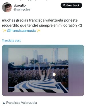 Francisca Valenzuela Instagram - mi lugar es donde tu estás