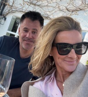 Gabby Logan Instagram - The sun giving all the energy and bringing out the best. Some of the fun sunny moments lately. @kennylogan11 @_loislogan @reuben_logan ❤️