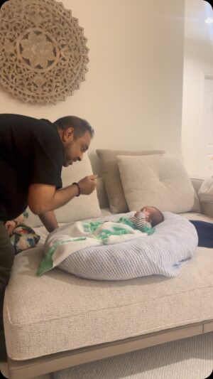 Garima Arora Instagram - Thank you for the most beautiful blessing @sangeeta.mahadevan @shankar.mahadevan 🙏 🙏 🙏