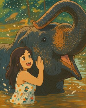 Geetashree Roy Instagram - Ghiblihi art presents……. 
CUTE  hai na …🥰🥰
Swipe ⬅️