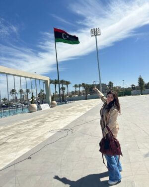 Ghada Adel Instagram - اتبسط اوي اني جيت ليبيا في تحضيرات افتتاح المتحف الوطني و يارب ليبيا دايما في خير و سلام✌️🕊️❤️