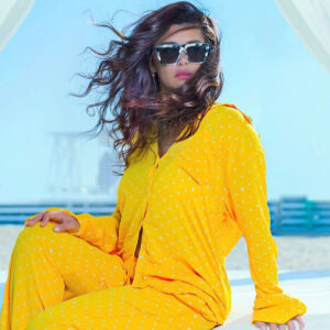 Ghada Adel Instagram - Zahrat _khaleej ⭐Ghada_Adel 
Outfit : @maison69store 
Styling: Abier Ansary 
make up & hair styling: Ashour 
a special thanx to Mody & Yasser_abuIsmail  for the 
location #Martin’s Beach club Ghazala  North Coast #khaledfadda