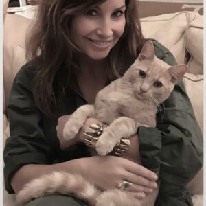 Gina Gershon Instagram - Lord Louie came into my life 8 years ago now. I have thousands of photos of him from little guy to the bigger guy he is today. I could not love this smart scoundrel any more than I do. And love all his peeps , his  retinue, the Keepers of the Lord. Happy Birthday Lord Louie! #8 #lordlouieazuzu  #happyinternationalpetday  Thank God for our furry babies! 😻