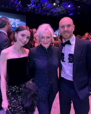 Glenn Close Instagram - What a truly SPECTACULAR night @breakthrough Prize! I was absolutely blown away by the scientists from Life Sciences, Fundamental Physics and Mathematics--their years of dedication. Their passion to solve problems, coupled with a deep and abiding empathy is saving lives--literally handing people back their lives. #BreakthroughPrize @gettyimages 

Look: @giorgioarmani 
Jewelry: @neillane 
Shoes: @rogervivier 

Styling: @highheelprncess 
Hair: @oskarperahair 
Makeup: @rachelgoodwinmakeup
