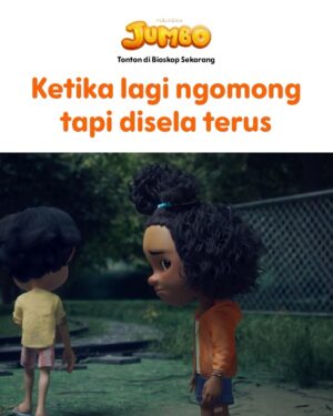 Graciella Abigail Instagram - Buat yang udah nonton JUMBO pasti lagi serius pas adegan Mae yang satu ini dan kerasa ngena 🥺

Kadang kita tuh sibuk banget ngomong, tapi lupa dengerin. Bukan karena jahat, cuma gak sadar aja. Padahal, didengerin tuh bisa bikin orang ngerasa dimengerti banget 🥰

Masih banyak lho momen kecil tapi ngena kayak gini di Film JUMBO! Yuk ke bioskop dan amanin tiketnya sekarang di bit.ly/nontonjumbo ada promo BELI 2 DAPAT 3 TIKET 🧡

#JumboUntukSemua #JUMBO #JumboFilm #FilmJumbo #VisinemaStudios #FilmAnimasi #FilmIndonesia