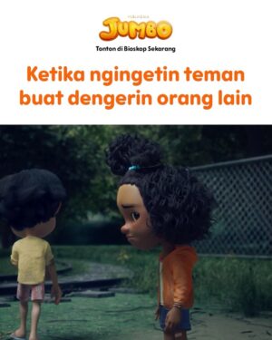 Graciella Abigail Instagram - Buat yang udah nonton JUMBO pasti lagi serius pas adegan Mae yang satu ini dan kerasa ngena 🥺

Kadang kita tuh sibuk banget ngomong, tapi lupa dengerin. Bukan karena jahat, cuma gak sadar aja. Padahal, didengerin tuh bisa bikin orang ngerasa dimengerti banget 🥰

Masih banyak lho momen kecil tapi ngena kayak gini di Film JUMBO! Yuk ke bioskop dan amanin tiketnya sekarang di bit.ly/nontonjumbo ada promo BELI 2 DAPAT 3 TIKET 🧡

#JumboUntukSemua #JUMBO #JumboFilm #FilmJumbo #VisinemaStudios #FilmAnimasi #FilmIndonesia