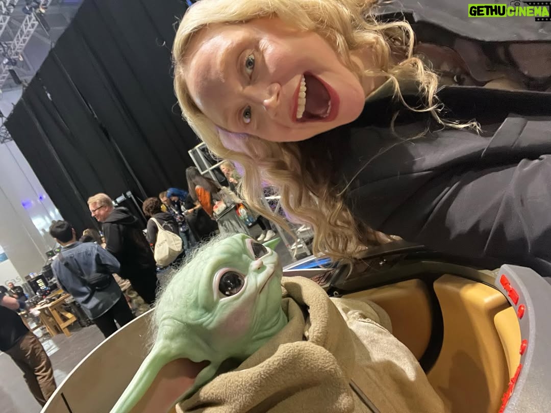 Gwendoline Christie - 211.5K Likes - MAY THE EASTER EGG BE WITH YOU!! Thank you for all the incredible love and support at @starwarscelebration ! It was a privilege and a joy to celebrate all things @starwars with legends @andyserkis & #IainMcDiarmid and all of YOU! Thank you for loving Phasma! ♥️🪩🛸💫✨
And thank you to @mrkimjones @dior as ever!!
📸 @andyserkis 🙌