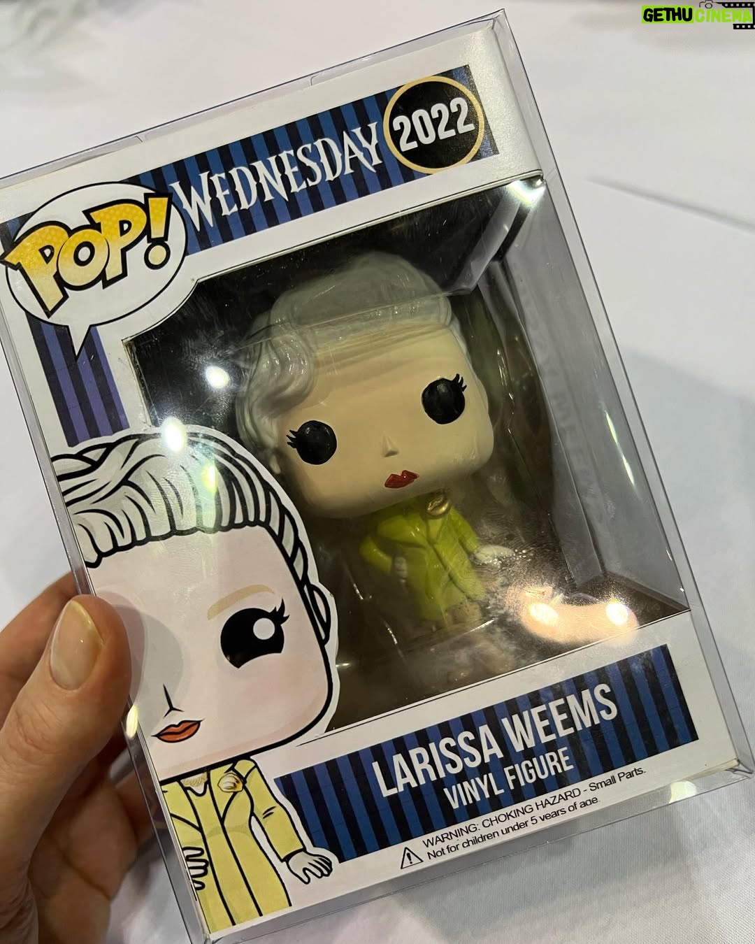 Gwendoline Christie - 143.1K Likes - Thank you to the person who gave me this marvellous gift!!!! #larissaweems #HelloDolly! #DIY @wednesdaynetflix