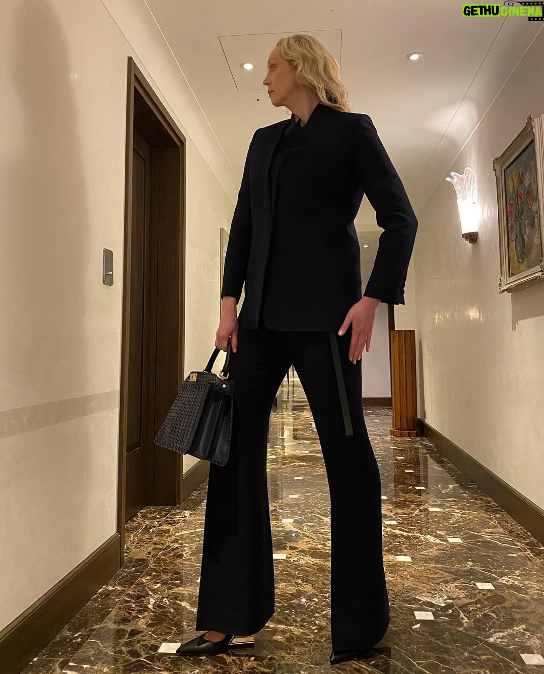 Gwendoline Christie - 150.7K Likes - Thank you for having me in Milan @fendi - another sublime show from @mrkimjones ♥️♥️♥️ @silviaventurinifendi @delfinadelettrez ♥️♥️♥️
