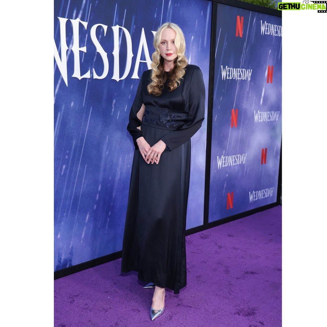 Gwendoline Christie - 130.2K Likes - Thank you for you consideration @wednesdaynetflix ! 🖤🖤
So good to have the Family unearthed once more!!
Love and adoration…
@wednesdaynetflix
@Fendi
@mrkimjones
@silviaventurinifendi
@delfinadelettrez
@sunset_tower
@hwdforever 🖤🕷