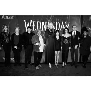 Gwendoline Christie Instagram - Thank you for you consideration @wednesdaynetflix ! 🖤🖤

So good to have the Family unearthed once more!! 

Love and adoration…
@wednesdaynetflix 
@Fendi
@mrkimjones 
@silviaventurinifendi 
@delfinadelettrez 
@sunset_tower 
@hwdforever 🖤🕷