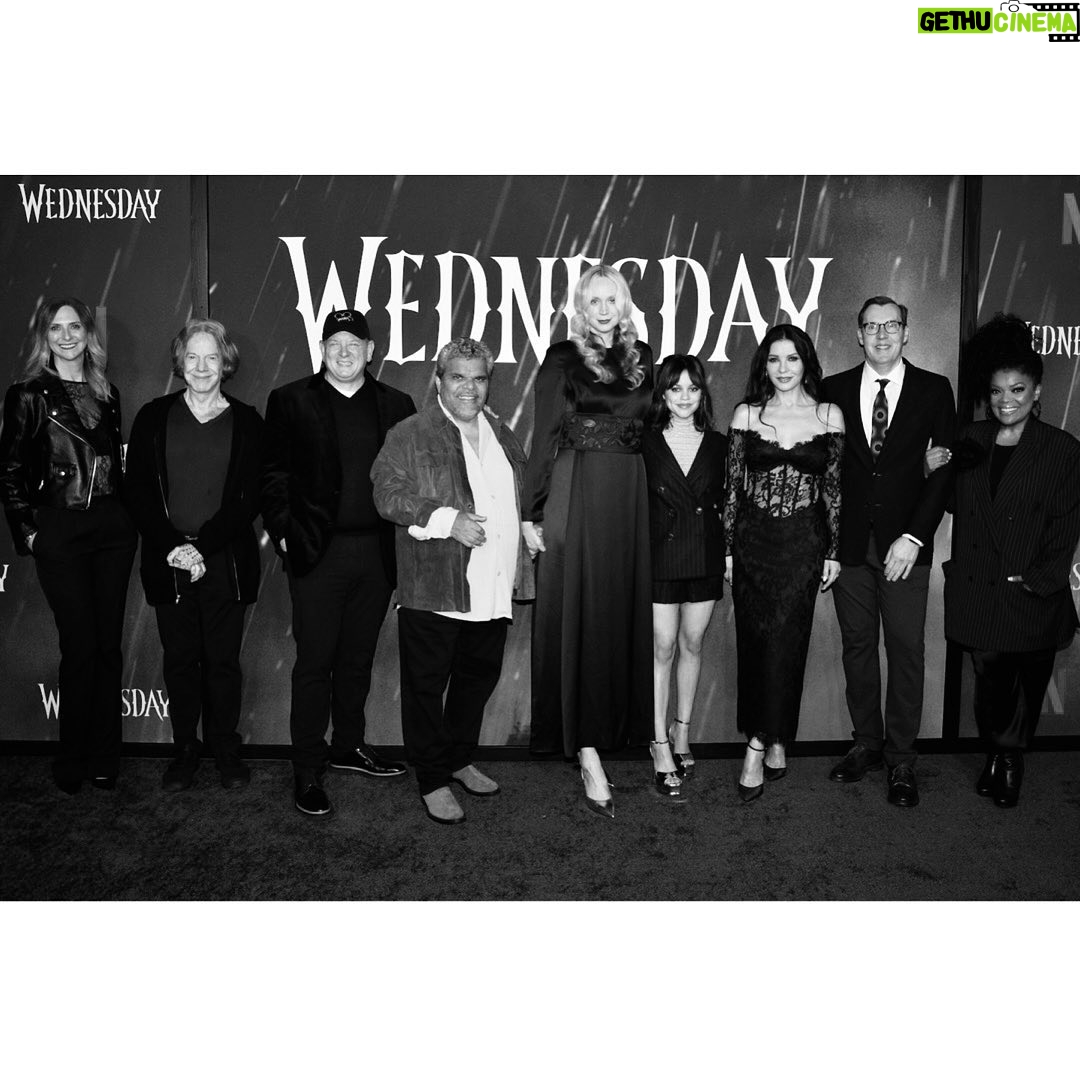 Gwendoline Christie - 130.2K Likes - Thank you for you consideration @wednesdaynetflix ! 🖤🖤
So good to have the Family unearthed once more!!
Love and adoration…
@wednesdaynetflix
@Fendi
@mrkimjones
@silviaventurinifendi
@delfinadelettrez
@sunset_tower
@hwdforever 🖤🕷