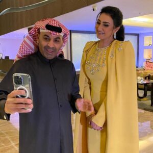 Haifa Hussein Instagram - Makeup: @thajbaa_makeup 
Hairstyles: @eliechnouda1 
Dress: @incanto_boutique 

@riyadhseason 
#joyawards 
#موسم_الرياض
