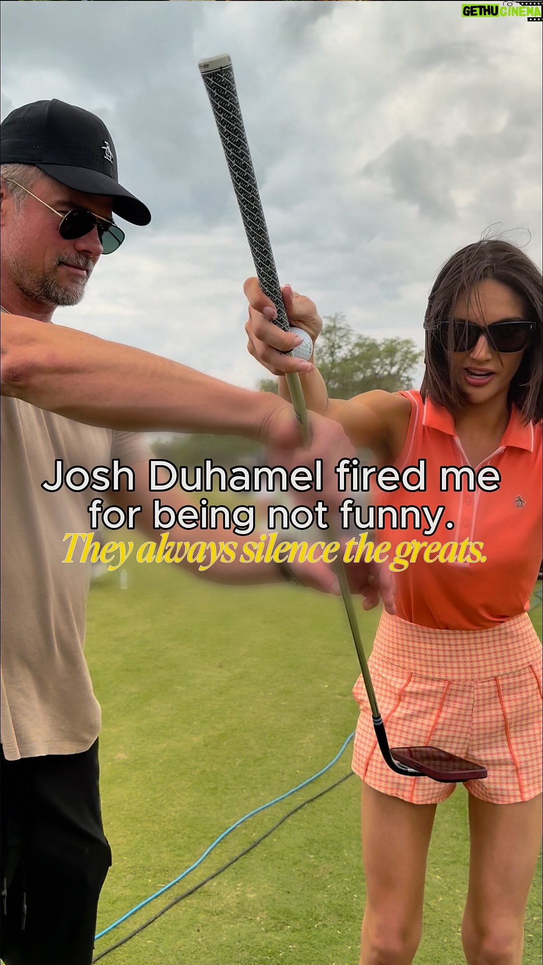 Hailee Keanna Lautenbach - 2.5K Likes - When you’re in Florida for a shoot for Original Penguin and suddenly a JOSH DUHAMEL appears and this is the best ~content~ idea you could come up with (turns out the production company is his wut wut @with.dakota it all makes sense) if anything I named it the club-cam and it makes me think of a person missing a hand and the nub was replaced with a camera. #originalpenguin #BTS #perryellis #photoshoot #cabotcitrusfarms
