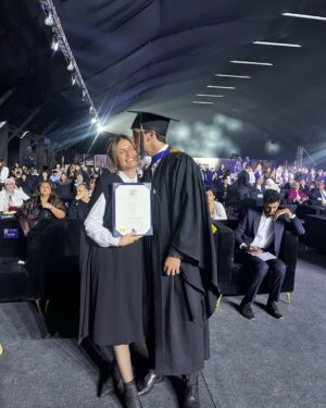 Hana Sheha Instagram - Super proud Moment in my whole life, overwhelming and so emotional, 
Remembering all of Adam’s journey, Since you were a little baby till this moment ..
Our conversations, our memories, our fights, 
Yet our love always overcomes our struggles, I’m so proud to be your mother,  to be your back bone, no 1 supporter  and  Provider .. 
I couldn’t be more grateful, thankful to our journey, thank u Adam for being my Son ❤️😍😘
The Sunshine of my whole life .. 
you Give meaning to everything I Do in life .. you are my biggest most precious achievement in life,
I love you my son ❤️
